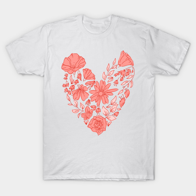 Pink Flower Heart Good Vibes Shirt Suicide Sad September Mental Health Shirt Encouragement Love Inspirational Positivity Cute Happy Spiritual Gift by EpsilonEridani